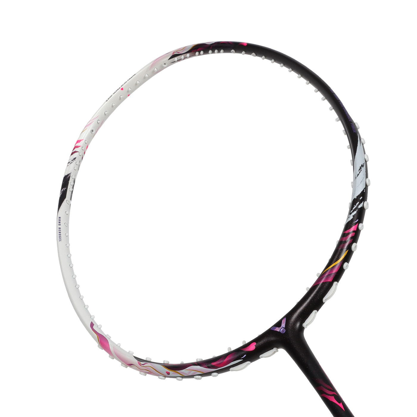 VICTOR 神速-影刃羽球拍(女性拍)  ARS-FANTOME F-AC-4U - 白黑亮粉紫